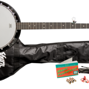 Washburn B8 Pack Americana Series (5 String) Banjo Pack. Natural