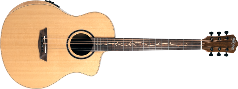 Washburn BTSC40SCE Bella Tono Suprema Acoustic-Electric Guitar. Natural Glossy