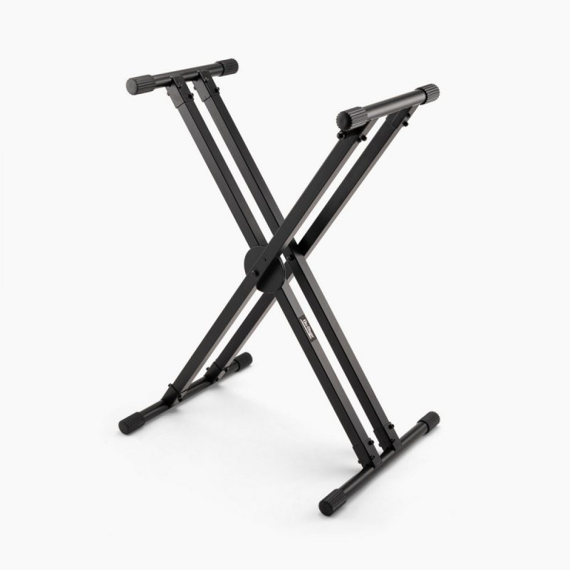 On-Stage KS8291XX ERGO-LOK Double-X Keyboard Stand with Lok-Tight Construction