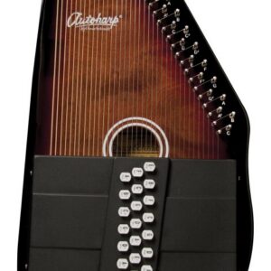 Oscar Schmidt OS21C 21 Chord Acoustic Auto Harp. Tobacco Sunburst