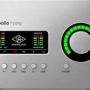 Universal Audio APLS-HE Apollo Solo Recording Interface. Heritage Edition (Thunderbolt 3)
