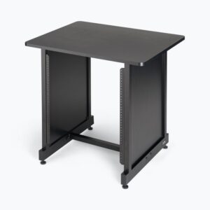 On-Stage WSR7500B Workstation Stand with Rack - Black